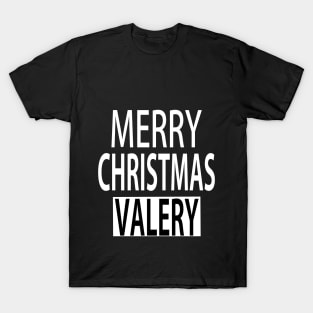 Merry Christmas Valery T-Shirt